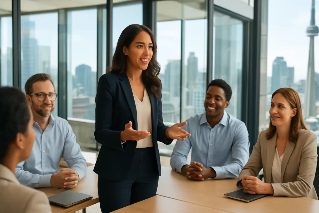 speak up at work course in Canada